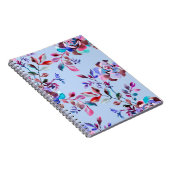 Waterverf bodemloos naadloos patroon. Handtekening Notitieboek (Rechterzijde)