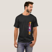 Waterverf Boedapest Boedapest Lettering T-shirt (Voorkant volledig)