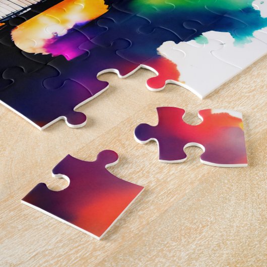 Waterverf Boedapest Legpuzzel (Zijkant)