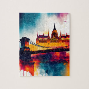 Waterverf Boedapest Legpuzzel