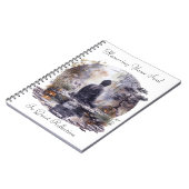 Waterverf Boeddha Eer Spiral Photo Notitieboek (Linkerzijde)