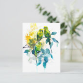 Waterverf Boeddhisten in de eucalyptusboom Briefkaart (Staand voorkant)