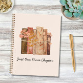 Waterverf Boek Bloem Bruin Roze Leescitaat