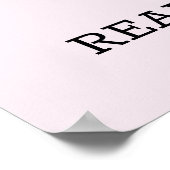 Waterverf Boek en Roos Bloem Lezen Quote Poster (Hoek)