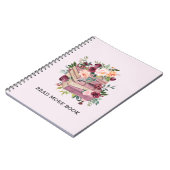 Waterverf Boek en Roos Flower Quote Notitieboek (Linkerzijde)