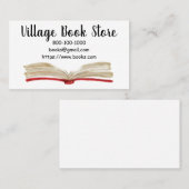 WATERVERF BOEK VISITEKAARTJE (Voorkant / Achterkant)