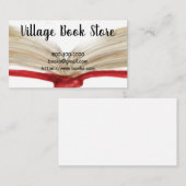 WATERVERF BOEK VISITEKAARTJE (Voorkant / Achterkant)