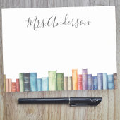 Waterverf Boeken Bibliothecaris Leraar Post-it® Notes