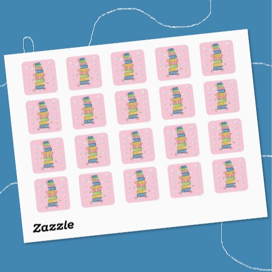 Waterverf Boeken en Bloemen Super Reader Stickers