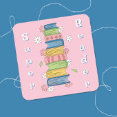 Waterverf Boeken en Bloemen Super Reader Stickers