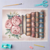 Waterverf Boeken en Rozen Decoupage Tissuepapier (Craft)