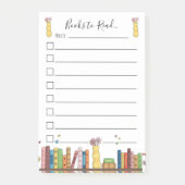 Waterverf Boeken om te lezen Lijst Post-it Notes (Voorkant)