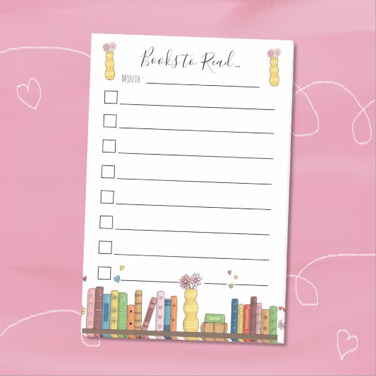 Waterverf Boeken om te lezen Lijst Post-it Notes