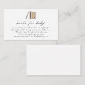  Waterverf Boeken voor Baby Informatiekaartje (Voorkant / Achterkant)