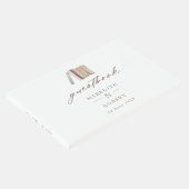  Waterverf Boeken Wedding Guestbook (Hoek)