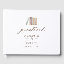  Waterverf Boeken Wedding Guestbook