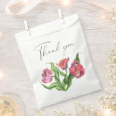 Waterverf boeket bloemen dank u bedankzakje (Geknipt)