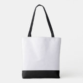 Waterverf Boeket gepersonaliseerde canvas tas. Tote Bag (Achterkant)