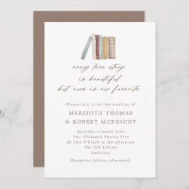 Waterverf boekt elk liefdesverhaal over het huweli kaart