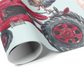 Waterverf Boerderij Cadeaupapier (Rol Hoek)