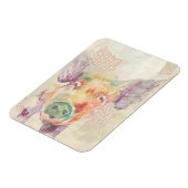 Waterverf Boerderij Collage Pig Magneet (Linkerzijde)