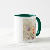 Waterverf Boerderij Collage Pig Mok (Voorkant rechts)