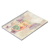 Waterverf Boerderij Collage Pig Notitieboek (Linkerzijde)