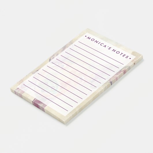 Waterverf Boerderij Collage Pig Post-it® Notes (Schuin)