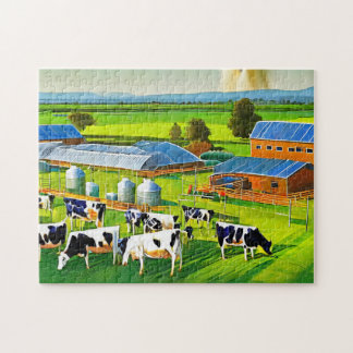 Waterverf Boerderij foto puzzels internet puzzel p