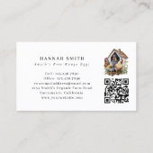 Waterverf Boerderij Fresh Eggs Visitekaartje (Achterkant)