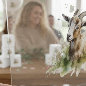 Waterverf Boerderij Geit, aangepaste Foam Boards Acryl Bord