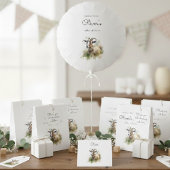 Waterverf Boerderij Geit, aangepaste Foam Boards Bedankzakje