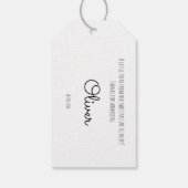 Waterverf Boerderij Geit, aangepaste Foam Boards Cadeaulabel (Achterkant)