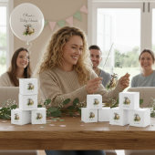 Waterverf Boerderij Geit, op maat Bedankdoosjes