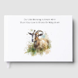 Waterverf Boerderij Geit, op maat Gastenboek