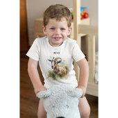 Waterverf Boerderij Geit, op maat Romper