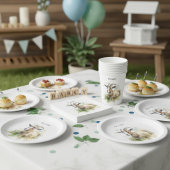 Waterverf Boerderij Geit, op maat Servet