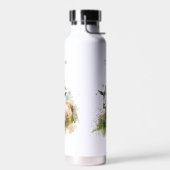 Waterverf Boerderij Geit, op maat Waterfles (Links)