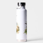 Waterverf Boerderij Geit, op maat Waterfles (Rechts)