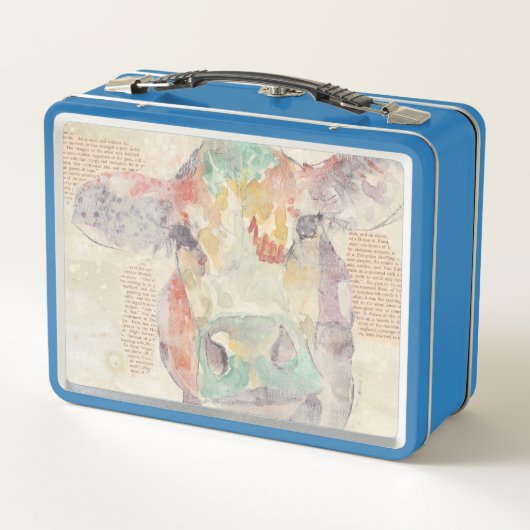 Waterverf Boerderij Koe collage (Achterkant)