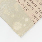 Waterverf Boerderij Koe collage Fleece Deken (Hoek)