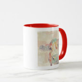 Waterverf Boerderij Koe collage Mok (Voorkant rechts)