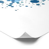 Waterverf Boerderij Koe van Trendy en wilde bloeme Poster (Hoek)