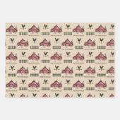 Waterverf Boerderij Land Kerstmis Inpakpapier Vel (Voorkant)