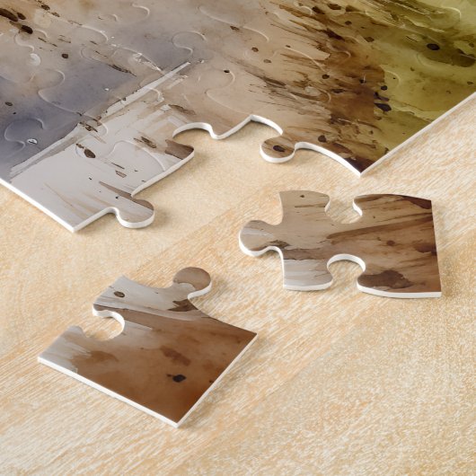 Waterverf Boerderij met Silo Puzzel (Zijkant)