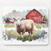 Waterverf Boerderij Muismat (Voorkant)