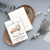 Waterverf Boerderij Pompoenen Baby shower Invitati Kaart