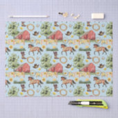 Waterverf Boerderij Rood Barn Rodeo Tissuepapier (Craft)