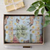 Waterverf Boerderij Rood Barn Rodeo Tissuepapier (Geschenk)