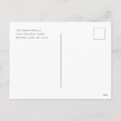 Waterverf boerderij rustieke kerst feestdagenkaart (Achterkant)